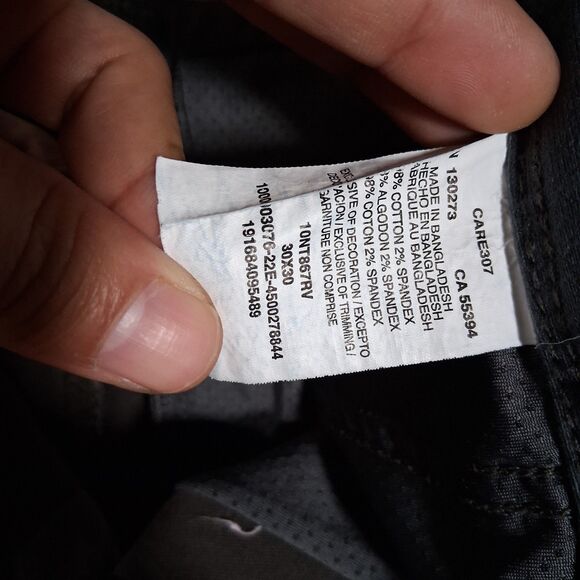 Wrangler ATG X Durable Utility Stretch Pants Mens 30x30 Inseam 28  Gray Canvas - Picture 6 of 7